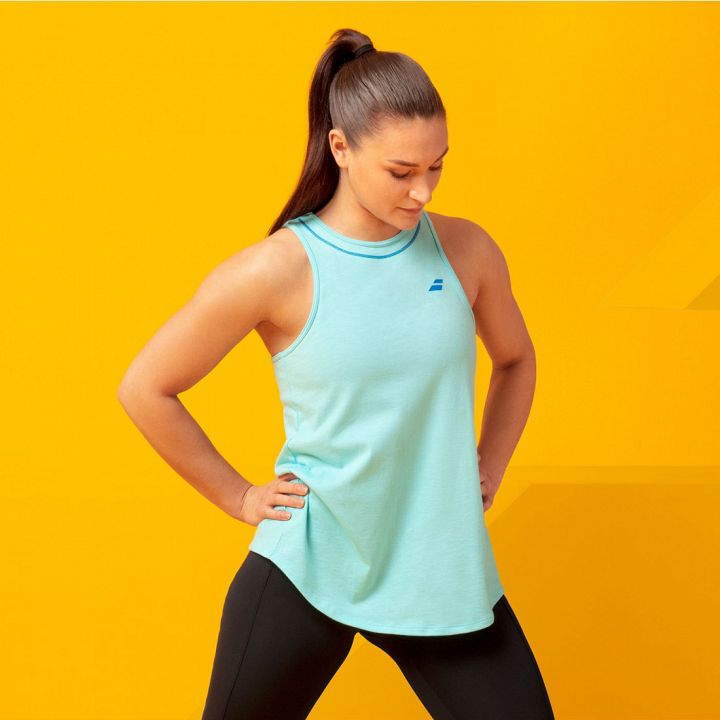 Babolat Exercise Tank Angel Blue / Heather